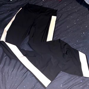 Leisure look tuxedo pants